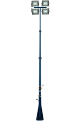 Three Stage 150 Watt LED Extendable Light Mast
