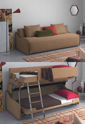 Palazzo bunk bed system from Resource Furniture
