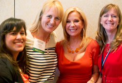 Kathie Lee Gifford poses with attendees of the 2013 American Mothers National Conference