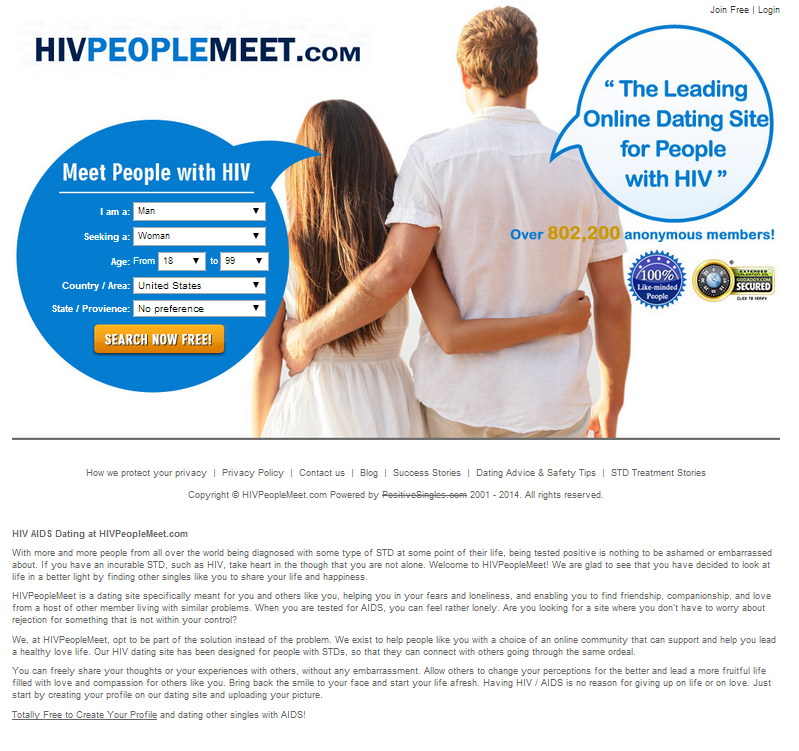 hiv dating site in usa