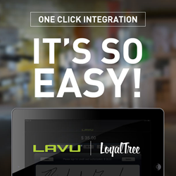 Lavu iPad point of sale for restaurants and LoyalTree loyalty rewards program