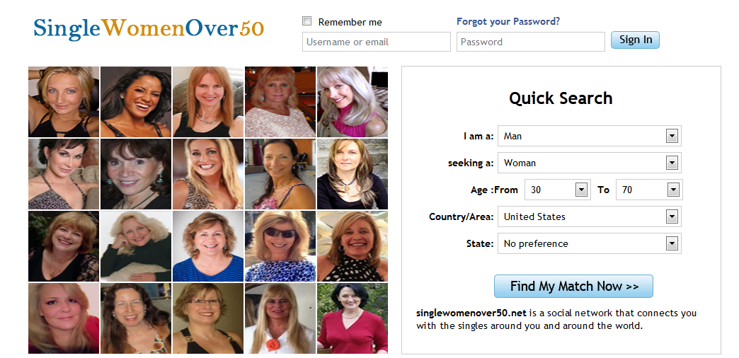 Women seeking men over 50