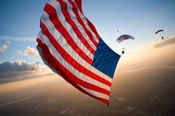American Flag Skydive