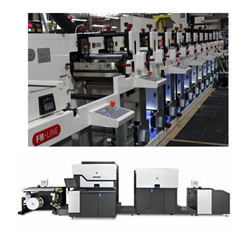 Nilpeter flexographic and HP 6600 digital press
