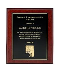 WarmlyYours Radiant Heating is recognized by the SEN Design Group with the Silver Performance Award.