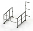 The ‘Clear-Height’ Mezzanine Safety Gate by Benko Products Protects...