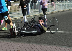 Push to Walk Client Kevin Competing in NJ Marathon