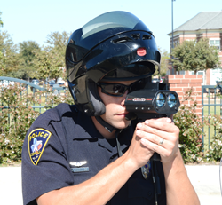 Stalker's LIDAR XLR gives the officer more location choices when setting up to monitor traffic.