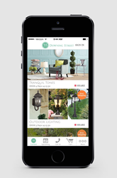 Easy-to-use home decor shopping app from 55 Downing Street