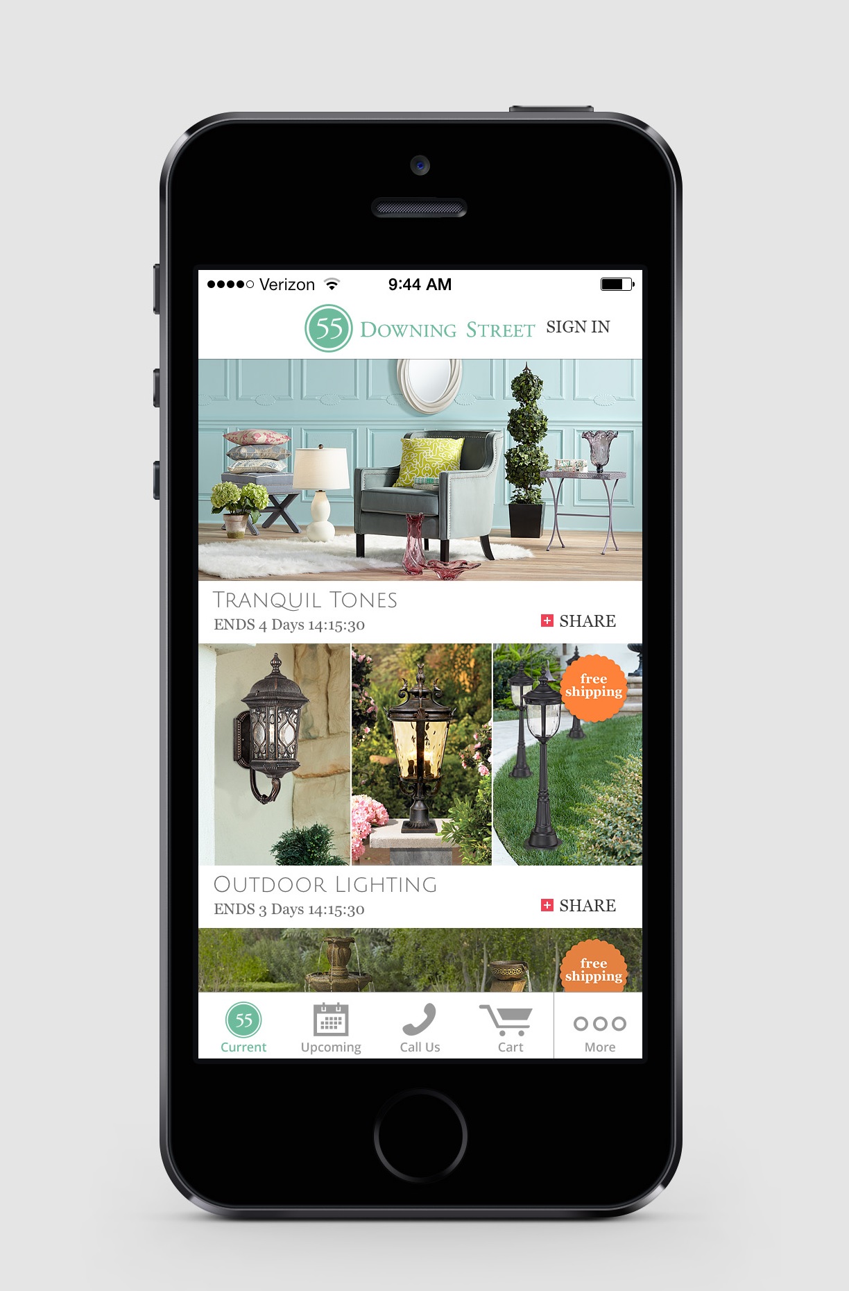 55DowningStreet.com Announces New Home Decor App for iOS Devices