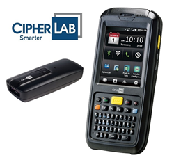 CipherLab CP60 mobile computer and 1600 barcode scanner