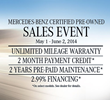 Mercedes-Benz of Arlington Certified Pre-Owned Sales Event