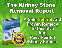 natural treatment for kidney stone removal