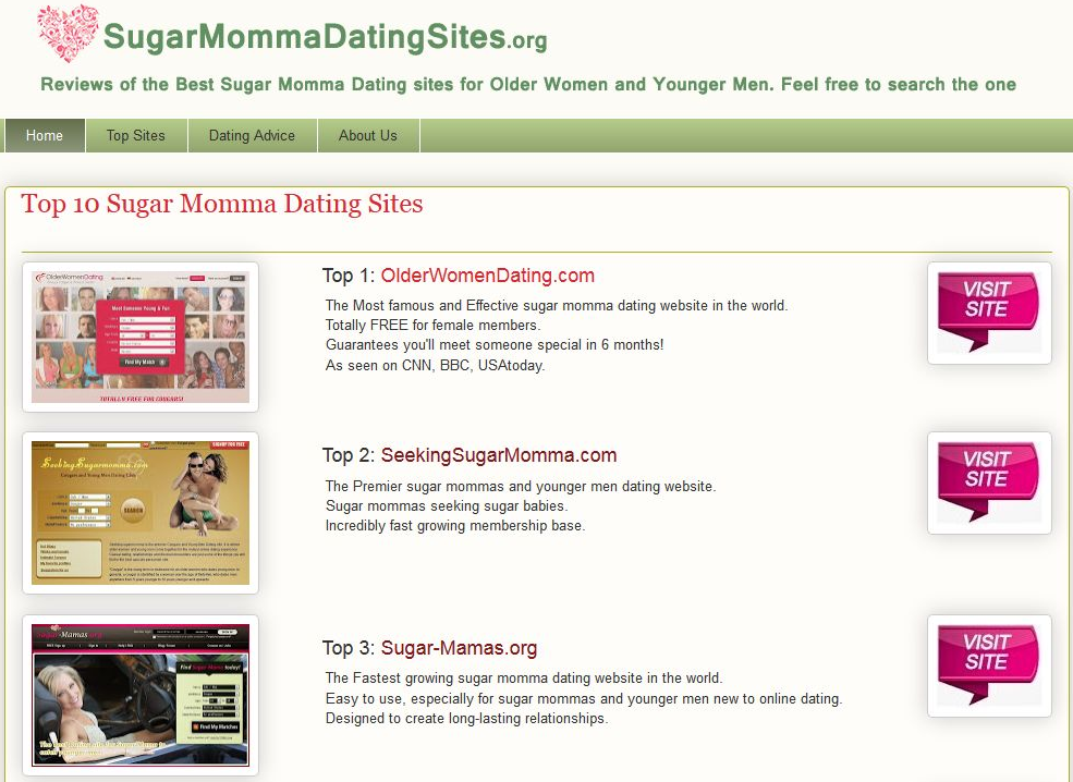 Top free sugar momma dating sites
