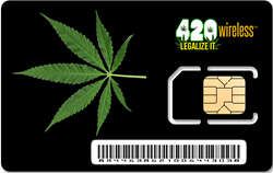 420 Wireless Prepaid Cell Phone SIM Card