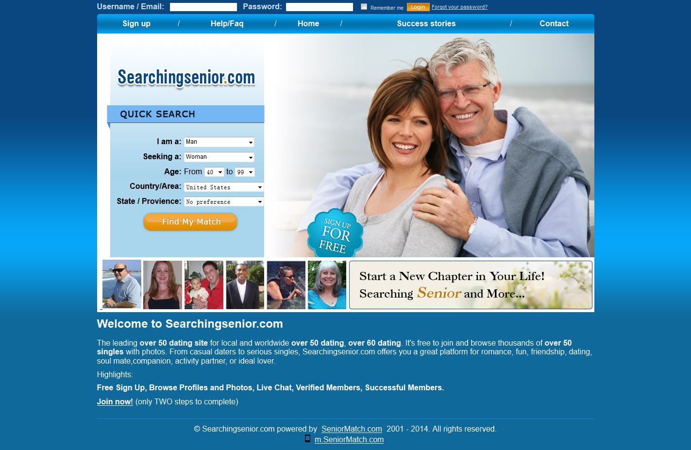 most successful dating site for over 50