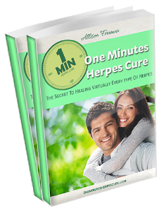 one minute cure, herpes