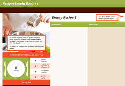 microsoft recipe template