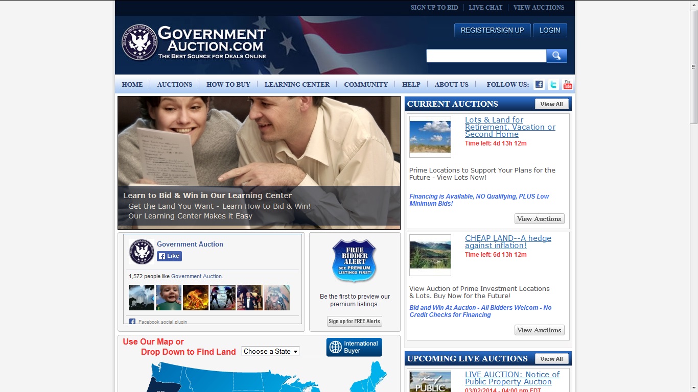 GovernmentAuction Puts Several Chunks Of Land Up For Auction GovernmentAuction Puts Several Chunks Of Land Up For Auction