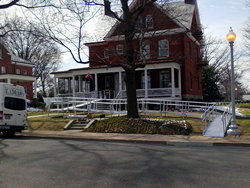 101 Mobility installed a wheelchair ramp at Fort Myer in Arlington, VA