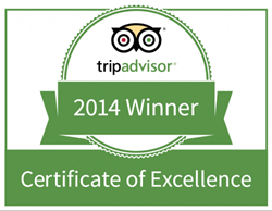 TripAdvisor Certificate of Excellence | Vajra Sol Yoga Adventures