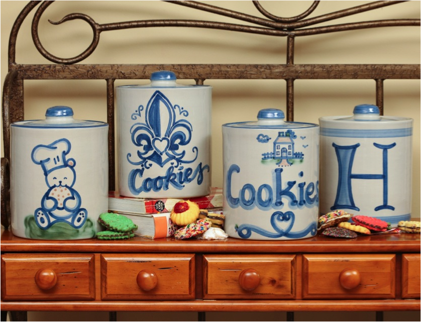 Introducing M.A. HadleyInspired Stoneware Cookie Jars in Four
