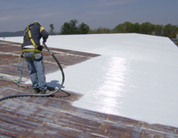 The CPR restoration coating extends the service life of existing metal roof and wall panel systems - photo
