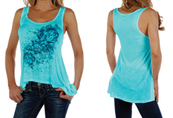American Made Loose Fit Floral Tank.