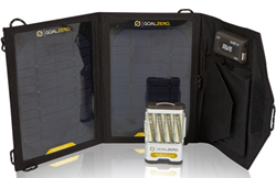 goal zero guide 10 plus mobile kit, recharge, gps, ipod, solar, panel