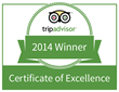 TripAdvisor Certificate of Excellence logo