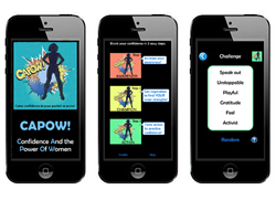 CAPOW! iPhone app helps grow confidence for women.