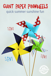 paper pinwheels