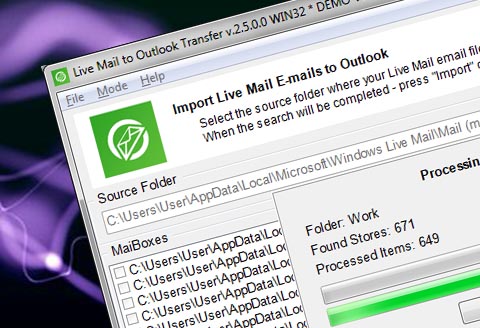 glexsoft outlook import wizard