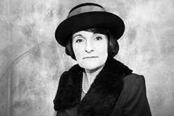 Actress Pamela Daly portrays Margaret Sanger at The El Portal Theatre in North Hollywood