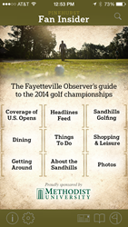 Pinehurst Fan Insider iPhone app