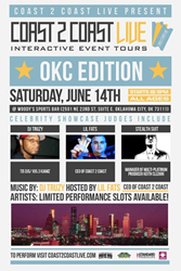 Coast 2 Coast LIVE Comes To Oklahoma City, Oklahoma June 14. 2014!