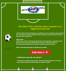 Atom Retro's World Cup Competition