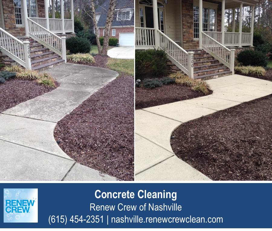 Complimentary Concrete Cleaning Estimates Now Available from Renew Crew