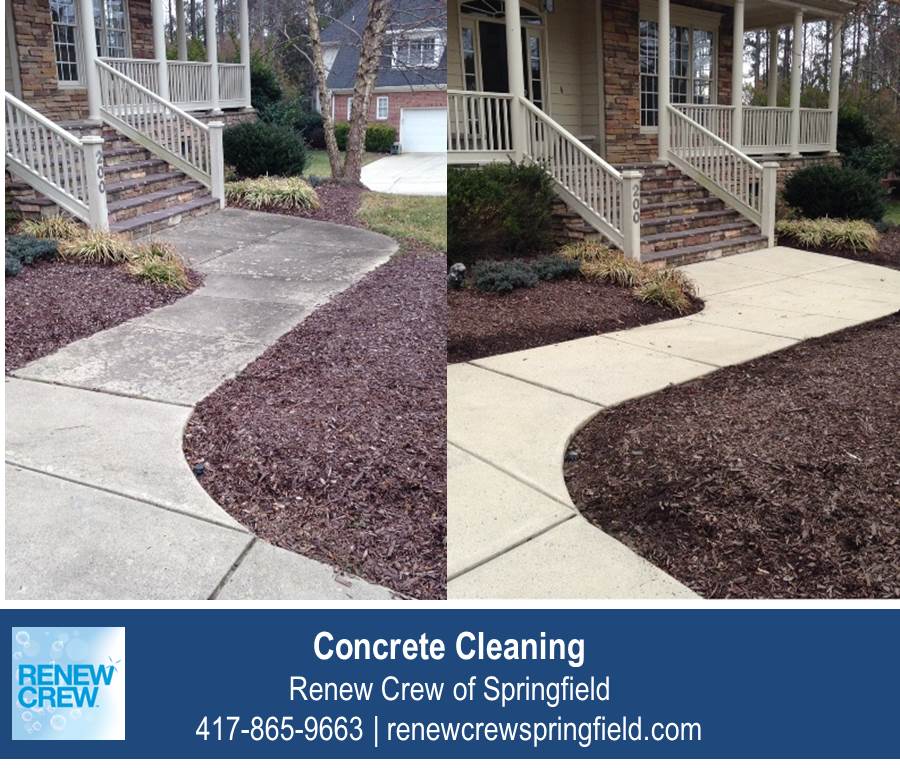 Complimentary Concrete Cleaning Estimates Available from Renew Crew of