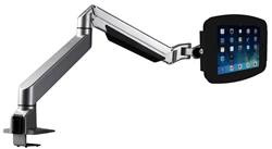 Maclocks, ipad kiosk, ipad stand, reach, arm, reach articulating arm, tablet
