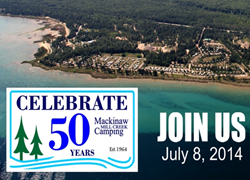 Mackinaw Mill Creek Camping celebrates it's 50th Anniversary on July 8, 2013