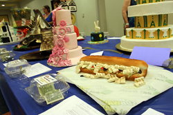 Aphoto of cakes on display
