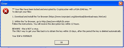 CryptoLocker ransomware variant