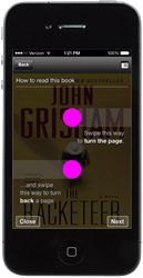 John Grisham's The Racketeer as seen in the OverDrive Embedded Reader