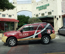 The branded “Alamobile” used by the credit union’s Concierge Banking staff provides on-demand service.
