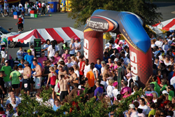 A photo of a 5K run in Shreveport