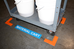 materials corner markers