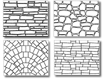 free cad natural stone hatch patterns