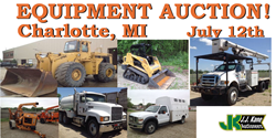 Used Equipment For Sale at Public Auction 07/12/14 Lansing, MI