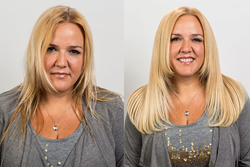 Before and After Photo of Invisablend Customer
